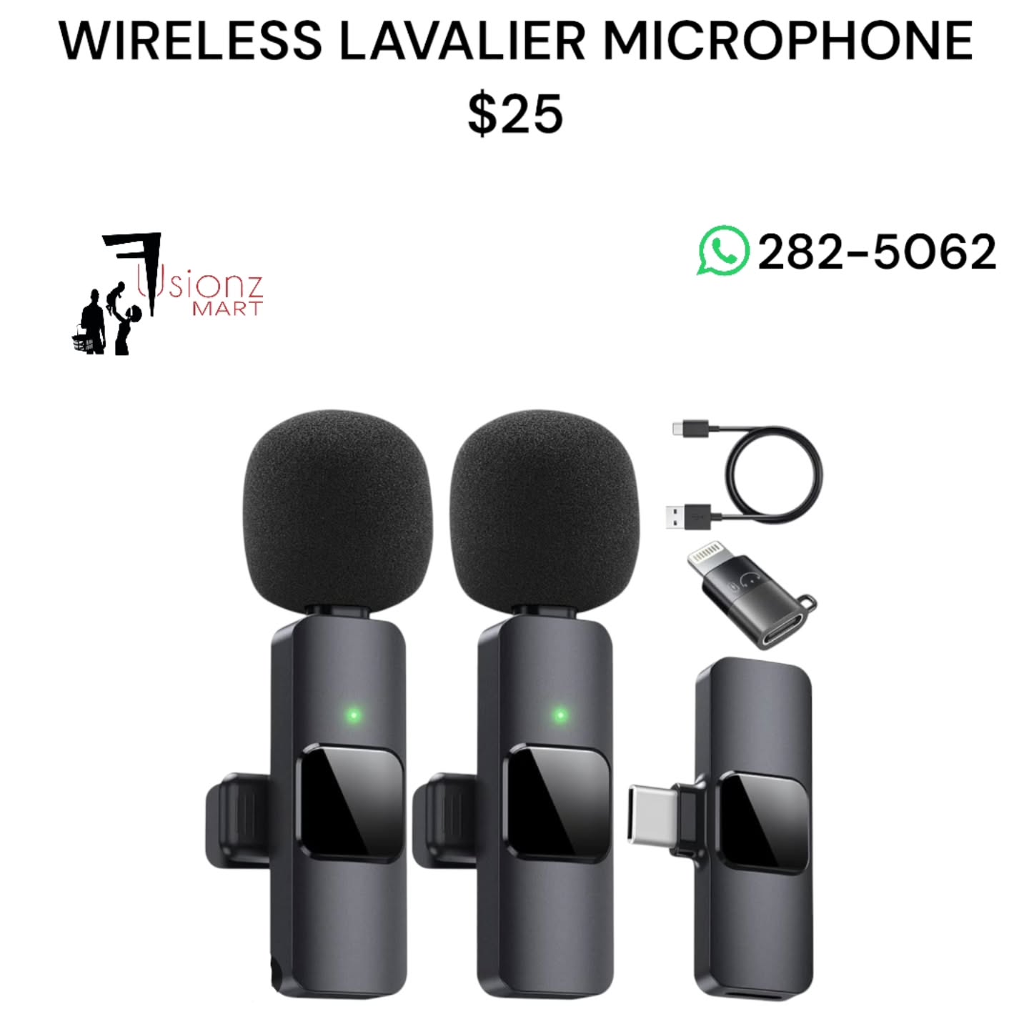 Fusionz Mart Electronics – Power Banks $35, Wireless Mics $25, Car Chargers $20
