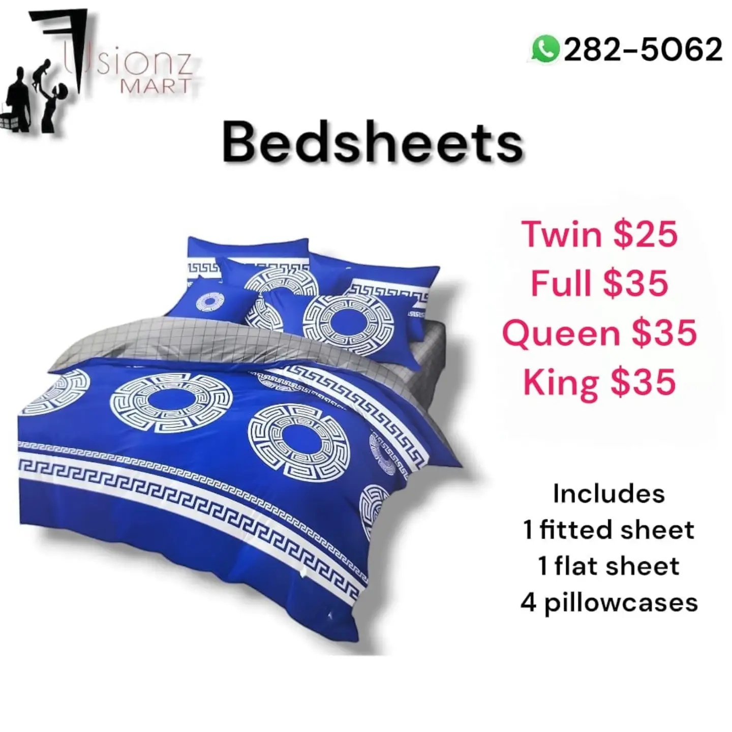 Bedsheet Sets from $25 at Fusionz Mart