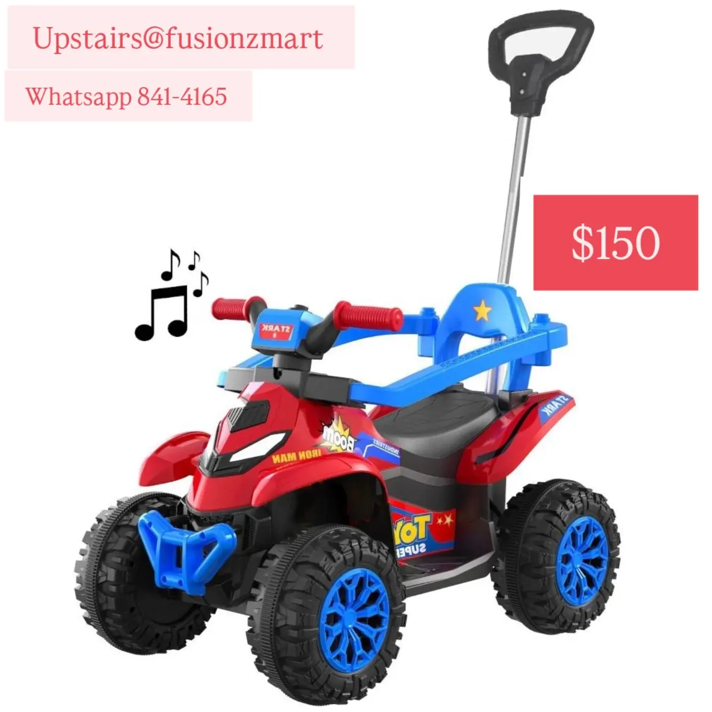 Kids' Ridealongs Available at Fusionz Mart – From $150