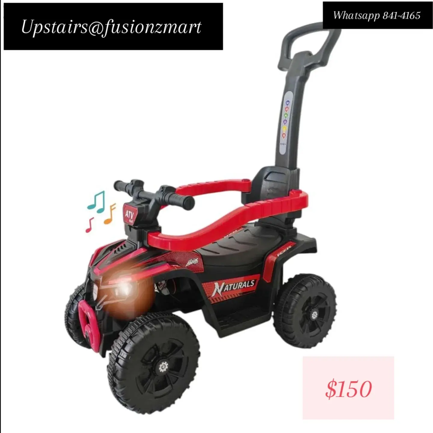 Kids' Ridealongs Available at Fusionz Mart – From $150