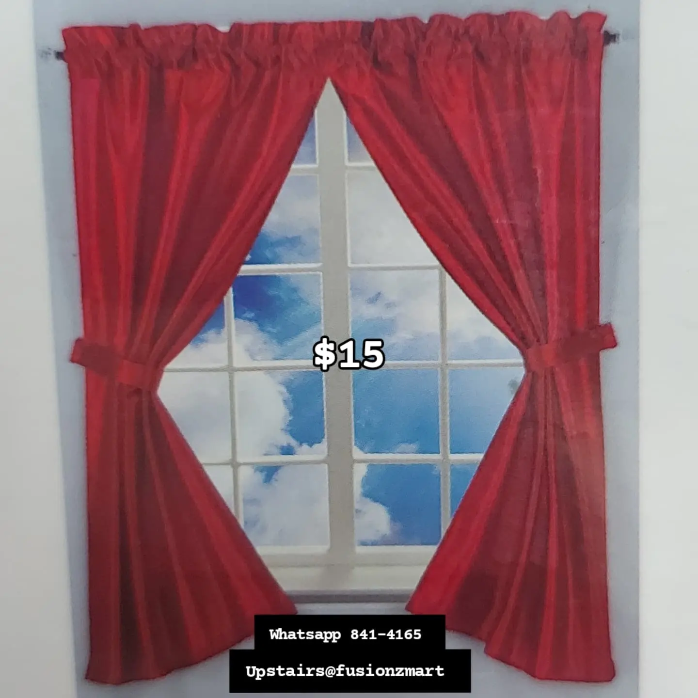 Bathroom Window Curtains – $15 at Fusionz Mart
