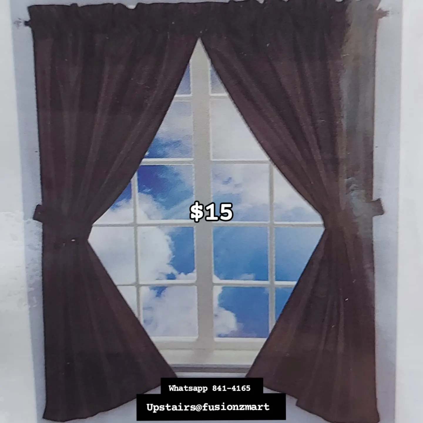 Bathroom Window Curtains – $15 at Fusionz Mart