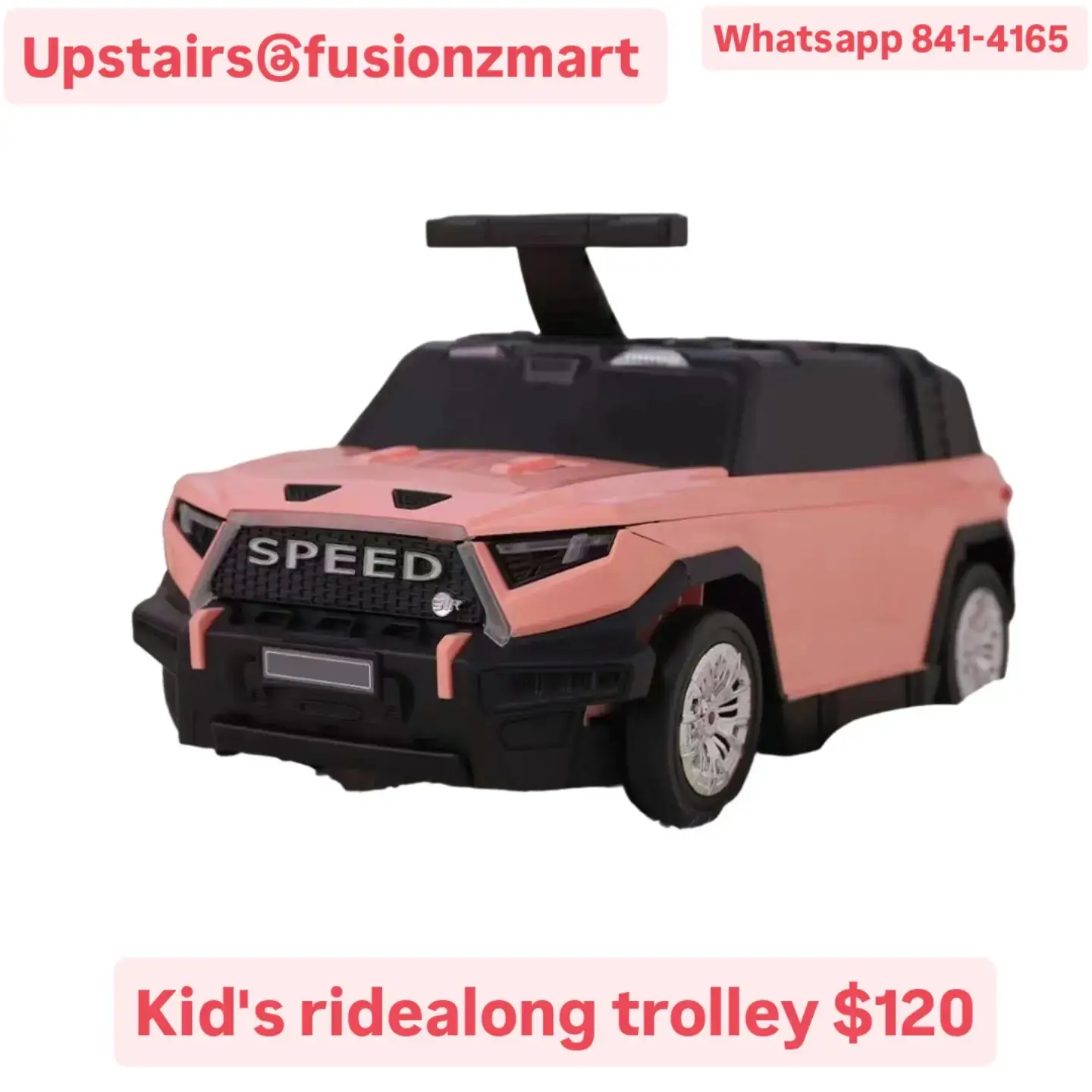 Kids' Ridealongs Available – $150 at Fusionz Mart