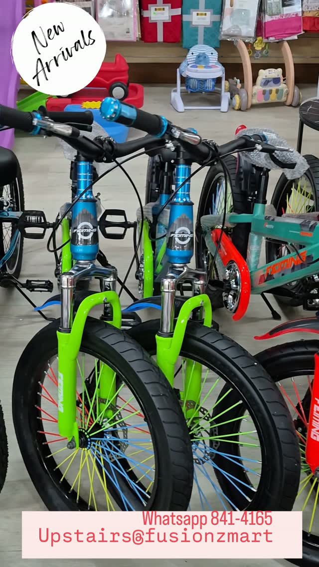 New Arrival Bicycles: 16" from $220, 20" from $310 at Fusionz Mart