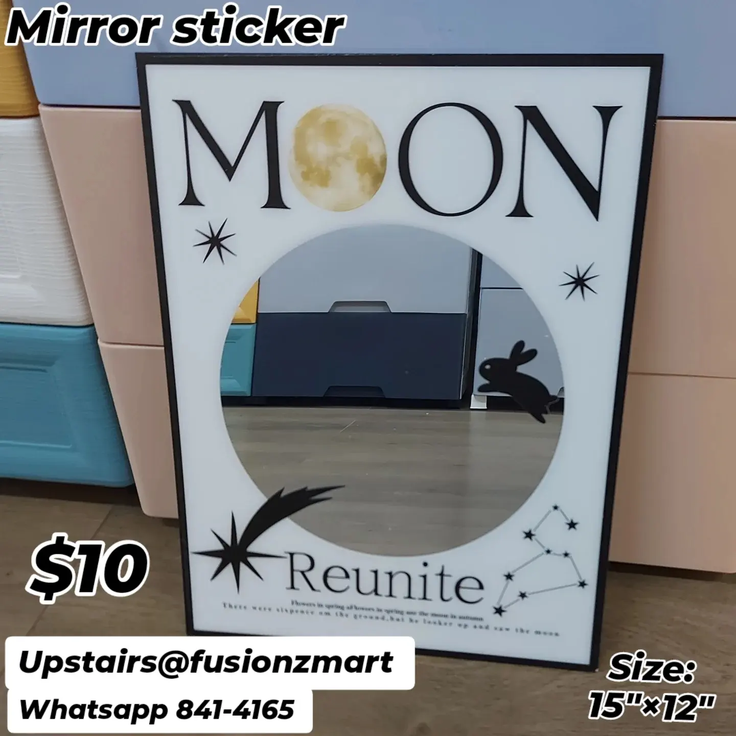 Mirror Stickers – $10 Each at Fusionz Mart
