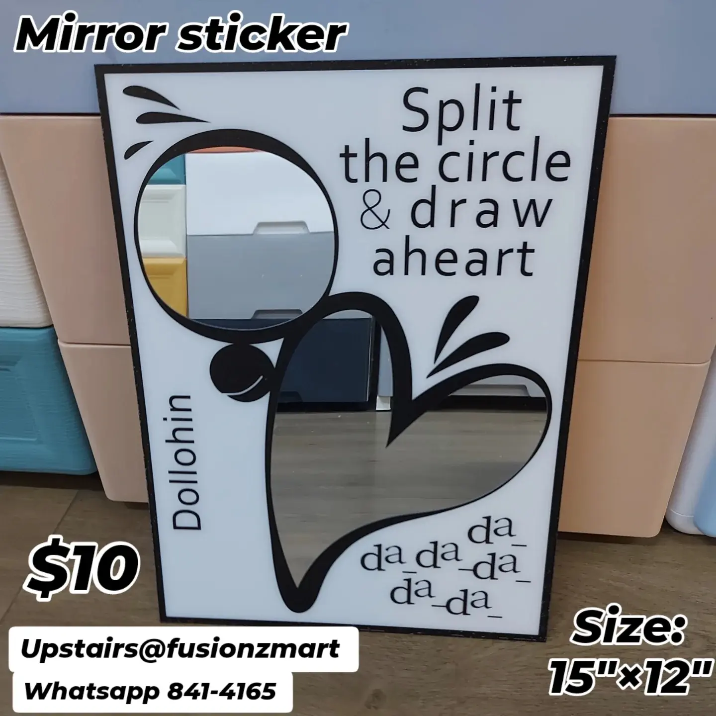 Mirror Stickers – $10 Each at Fusionz Mart