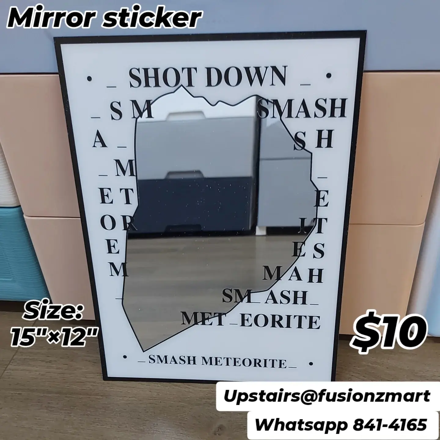 Mirror Stickers – $10 Each at Fusionz Mart