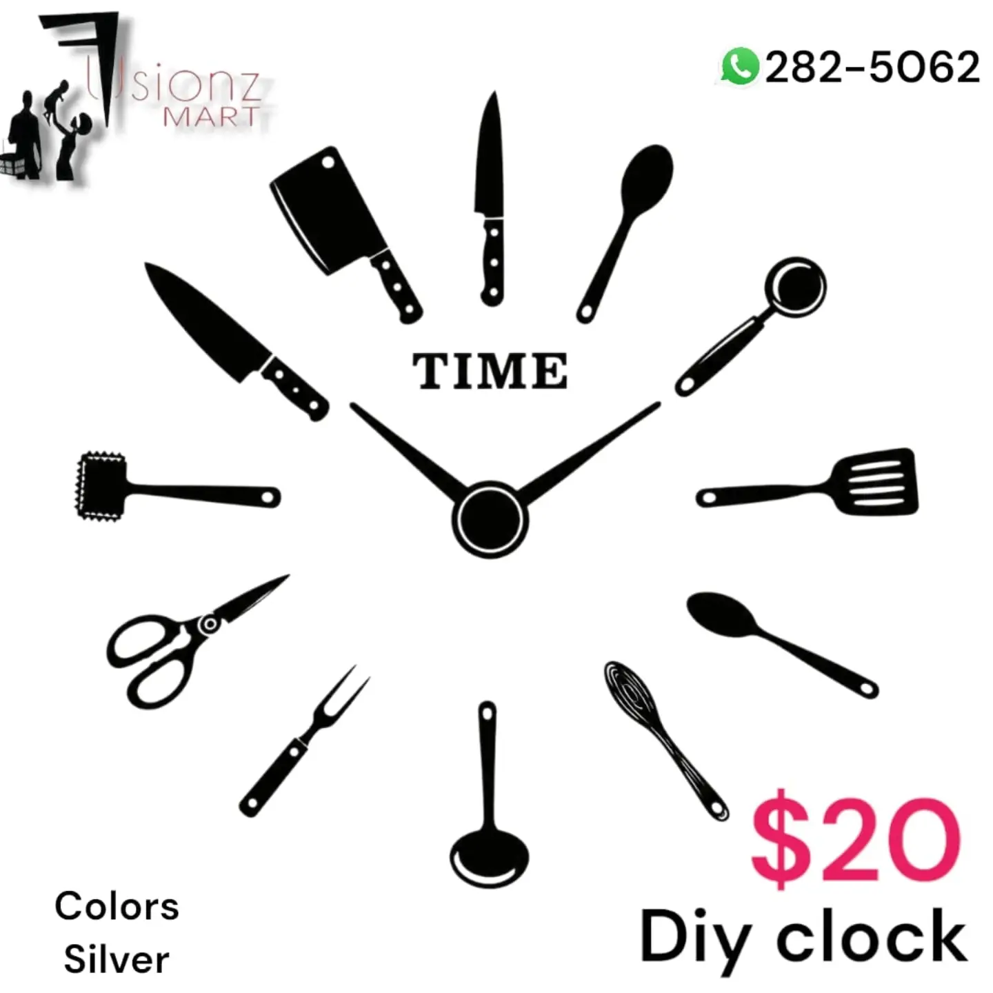 DIY Clocks Available – From $20 at Fusionz Mart