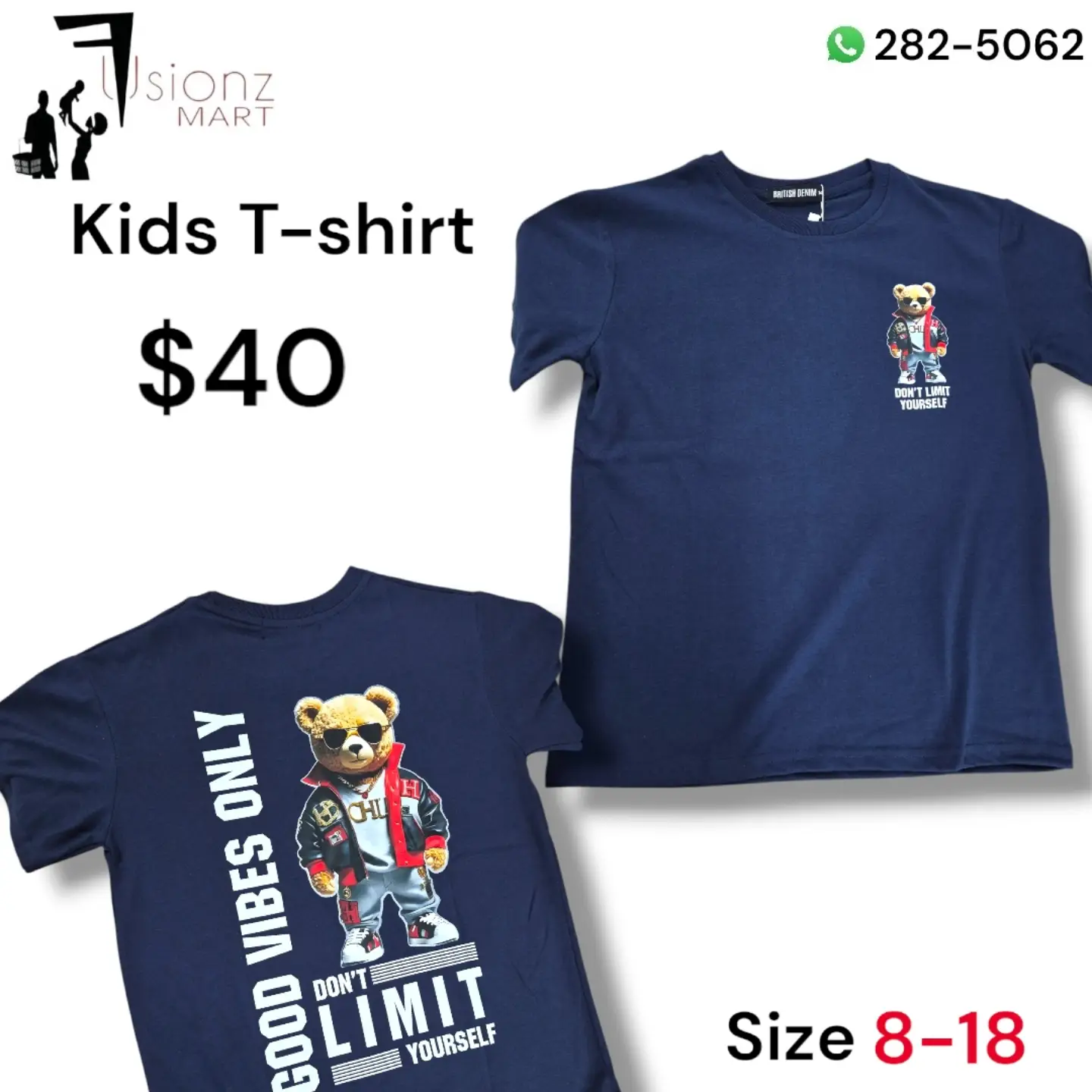 Kids T-Shirts from $30 at Fusionz Mart