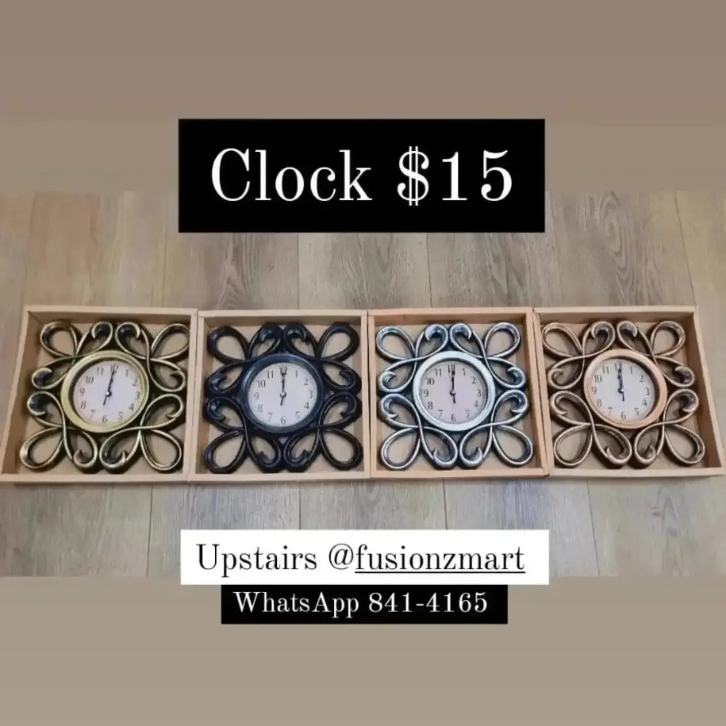 Wall Clocks Available at Fusionz Mart – From $25