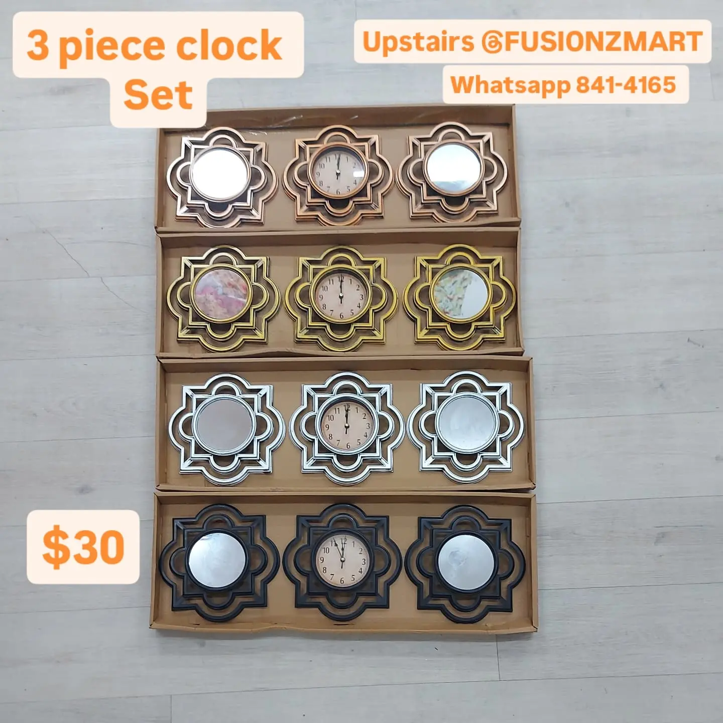Wall Clocks Available at Fusionz Mart – From $25