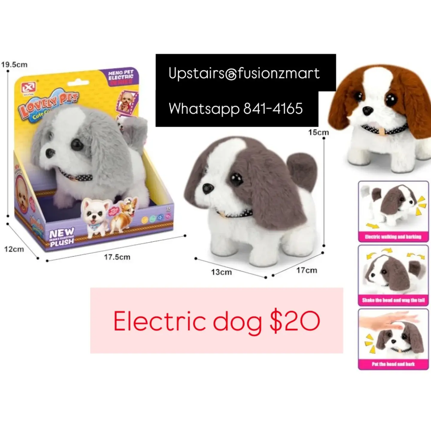 Electric Toy Pets & Baby Music Mobile Available at Fusionz Mart