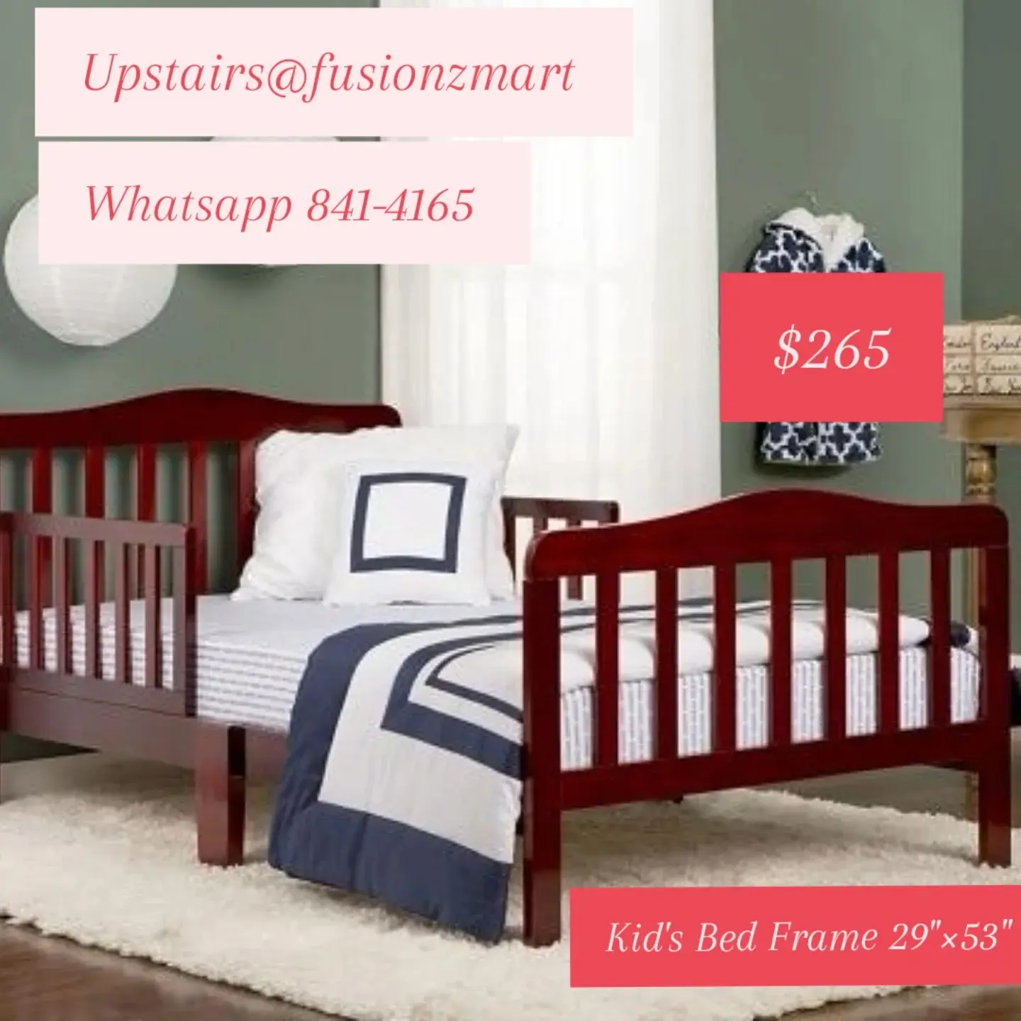 Kids Bed Frames & Crib Bedding Sets – Prices from $60 at Fusionz Mart