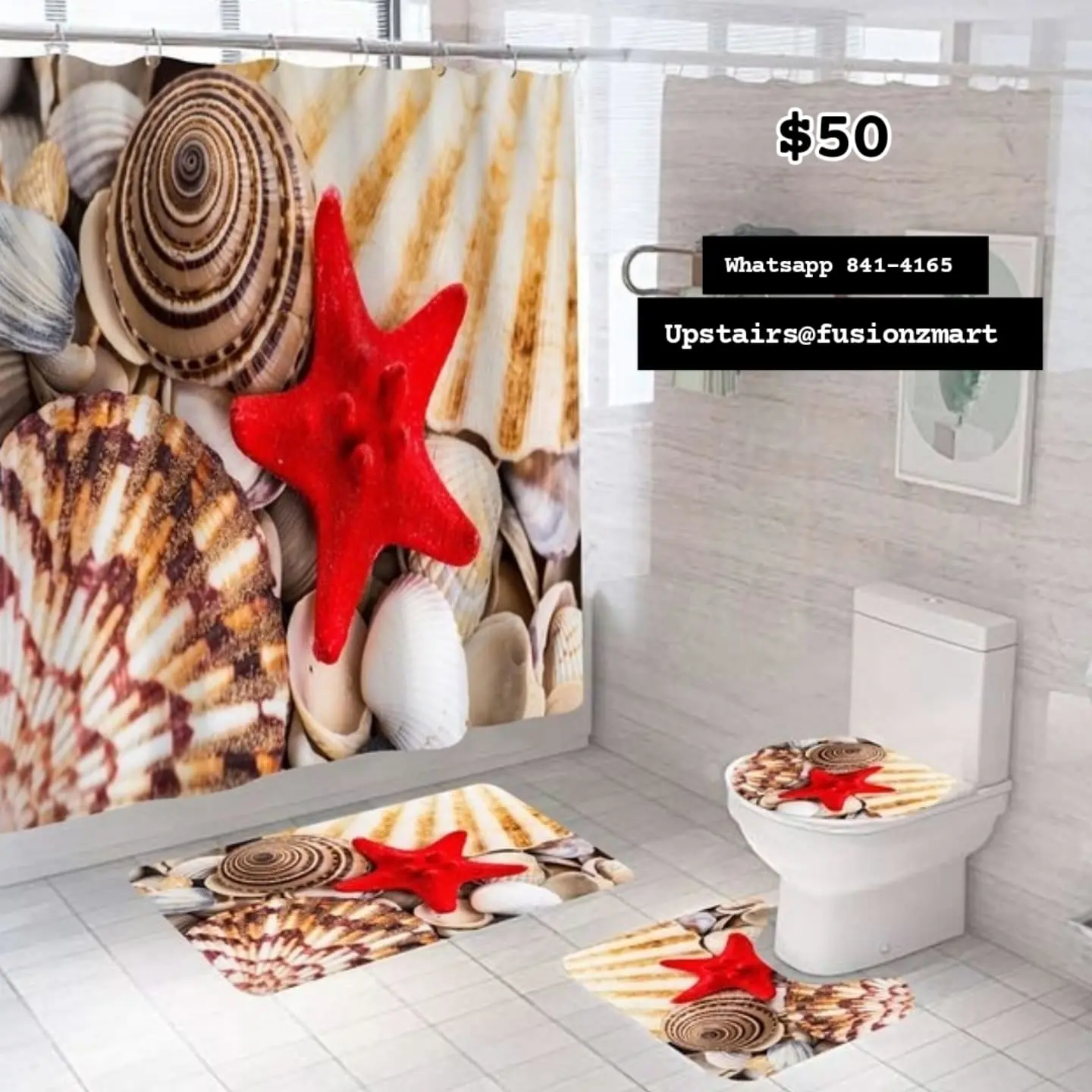 Bathroom Sets Available at Fusionz Mart – $50
