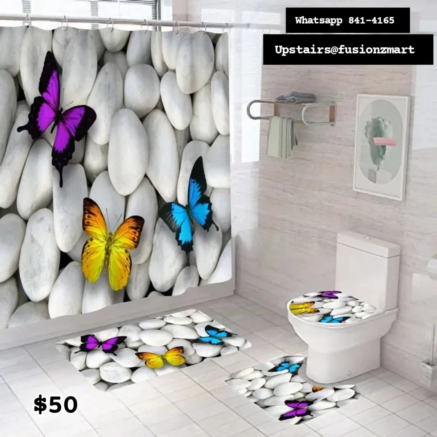 Bathroom Sets Available at Fusionz Mart – $50