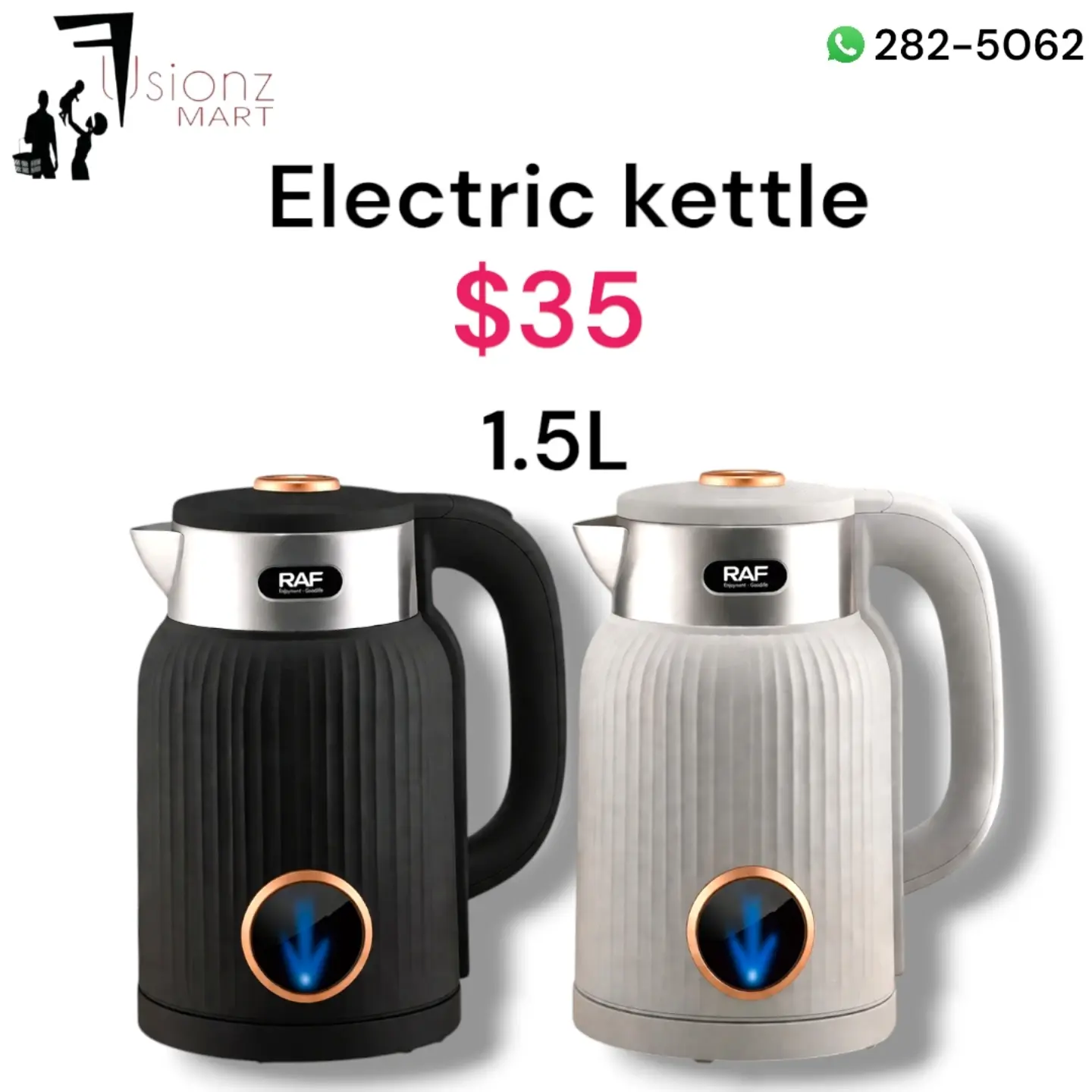 Electric Kettles Available at Fusionz Mart – From $35