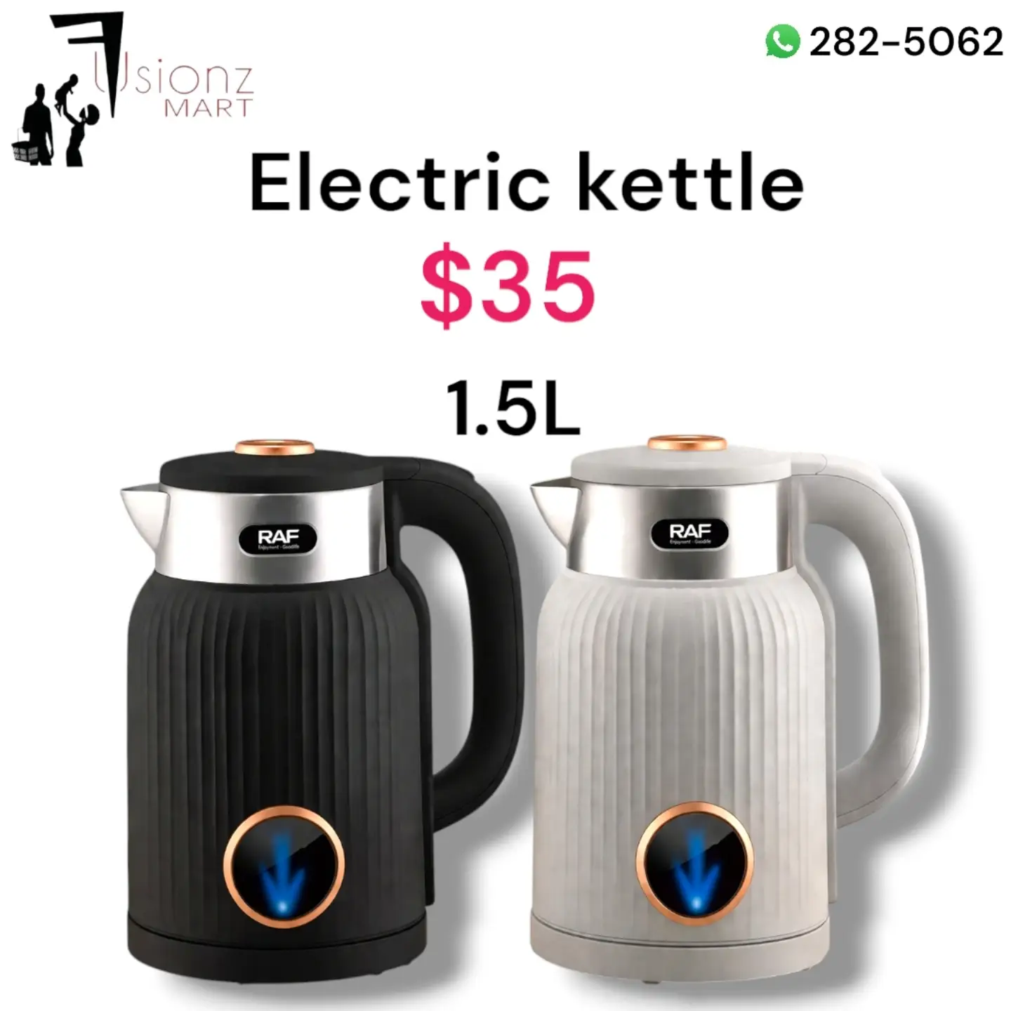 RAF Electric Kettles Available at Fusionz Mart – From $35