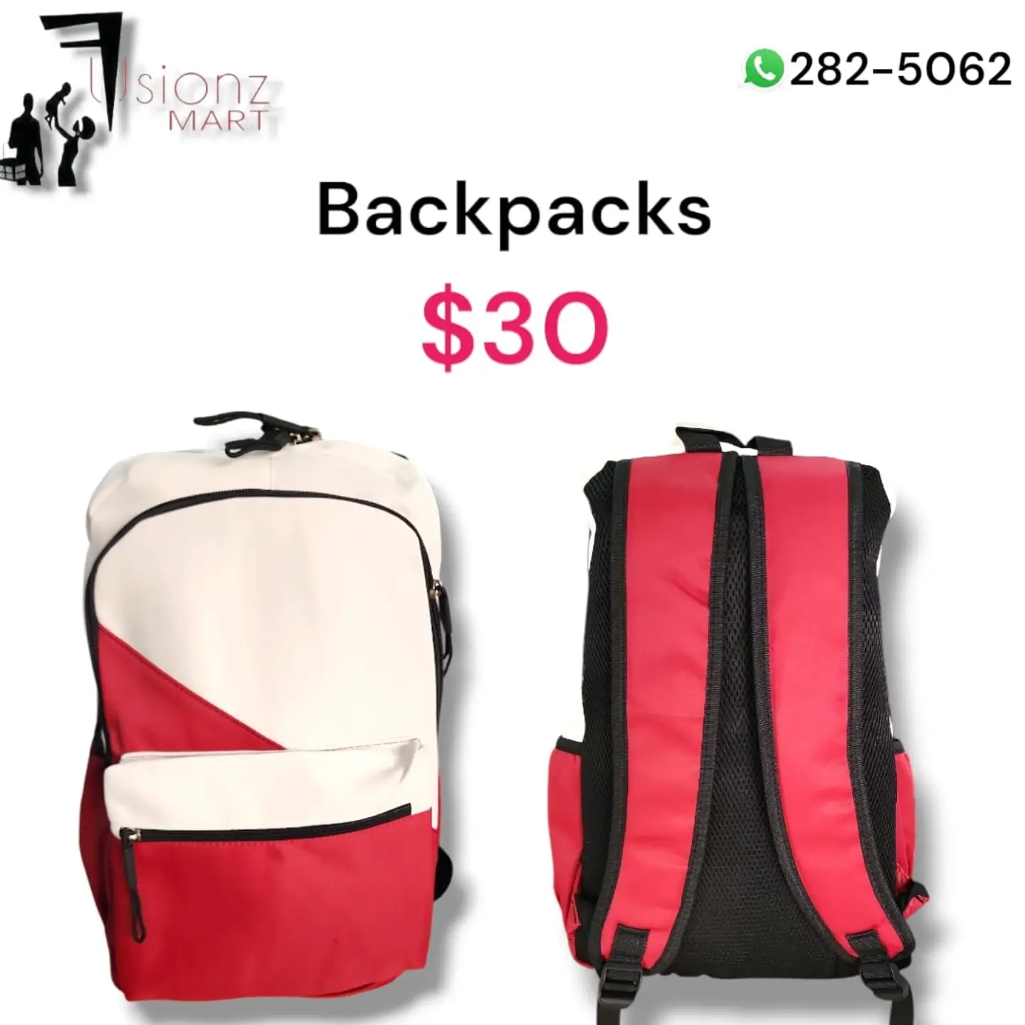 Backpacks Available at Fusionz Mart – From $30