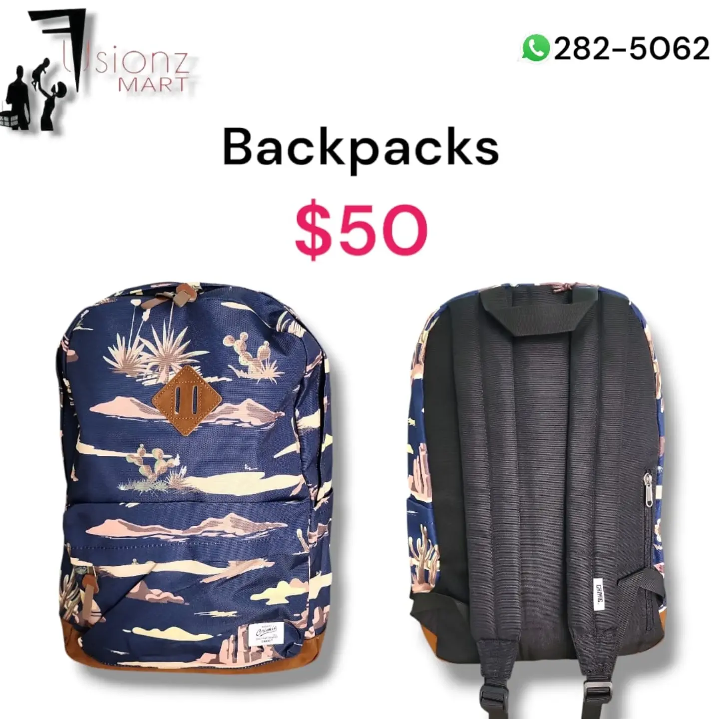 Backpacks from $35 at Fusionz Mart