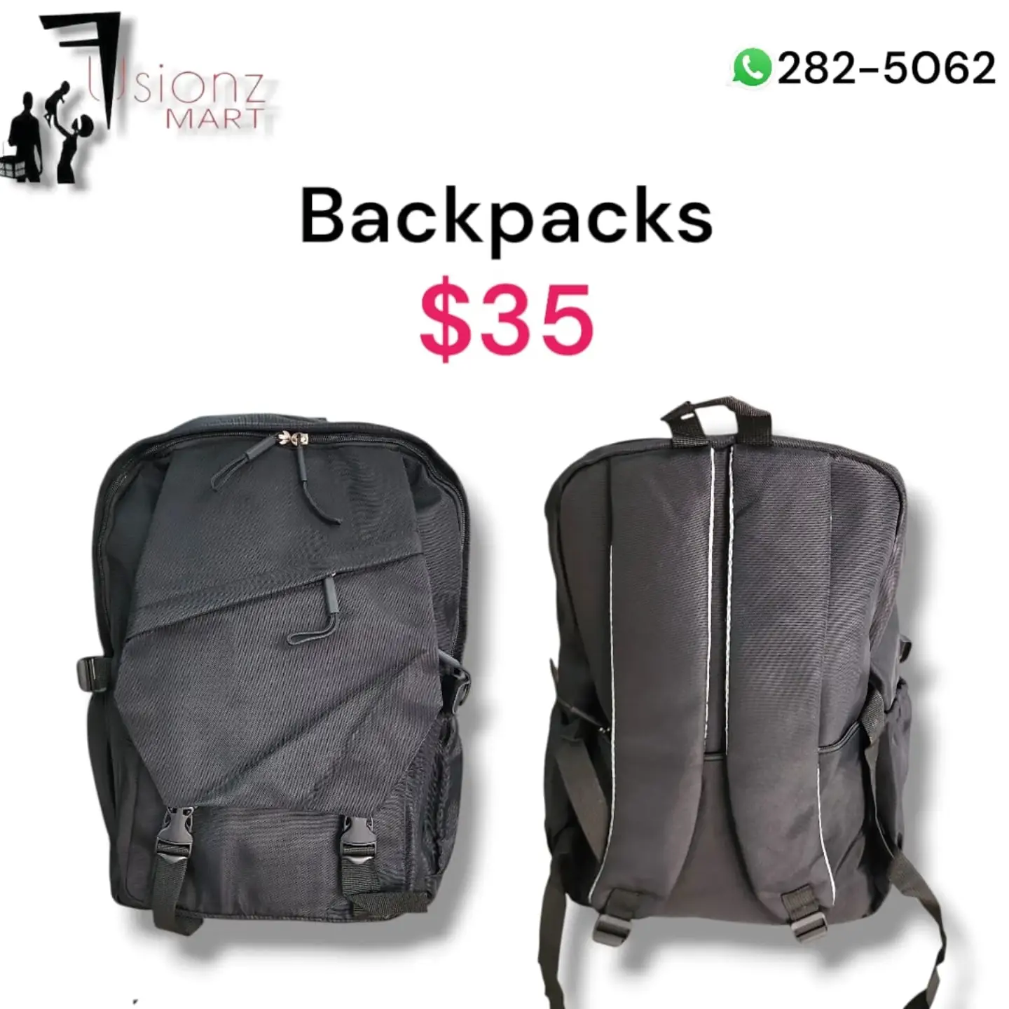 Backpacks from $35 at Fusionz Mart