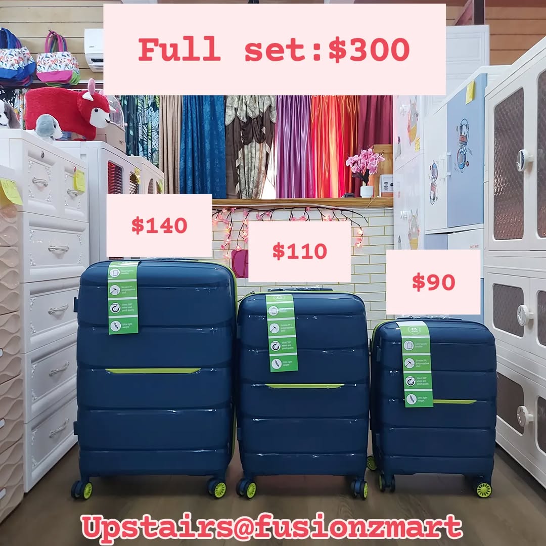 High Quality Hard Shell Suitcases – Individual & Full Set Pricing at Fusionz Mart