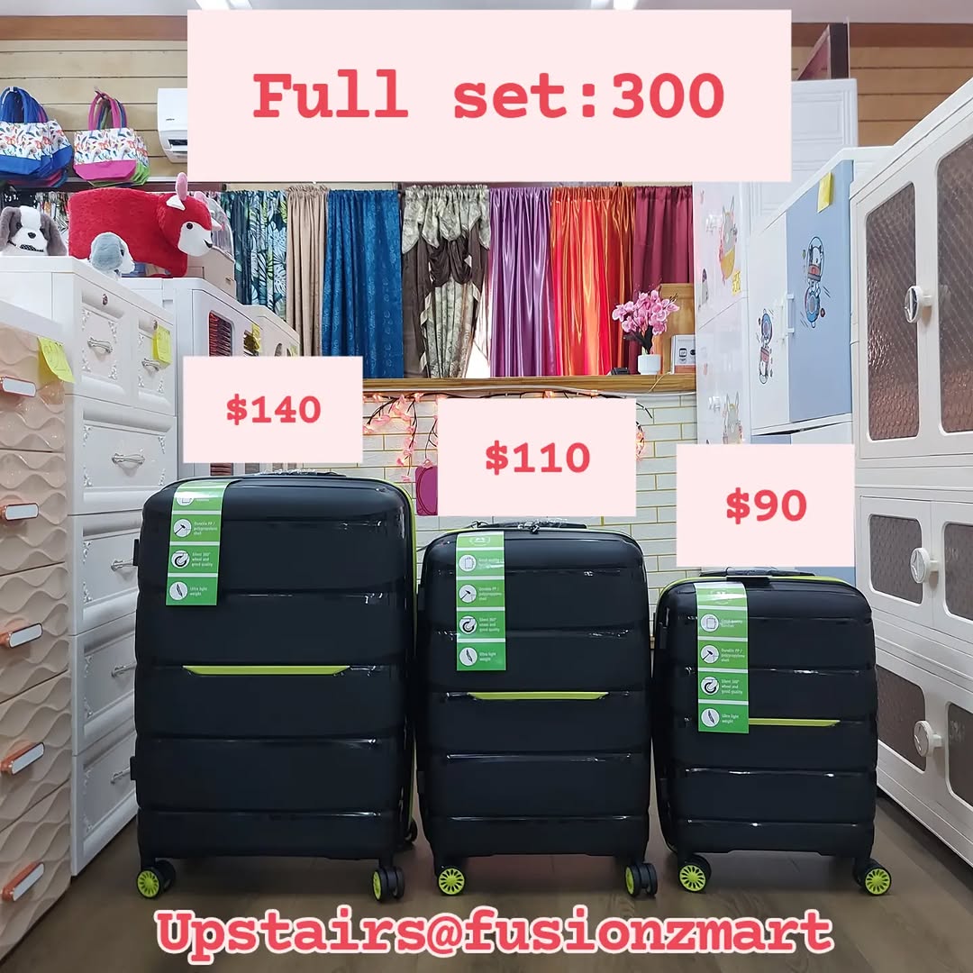 High Quality Hard Shell Suitcases – Individual & Full Set Pricing at Fusionz Mart