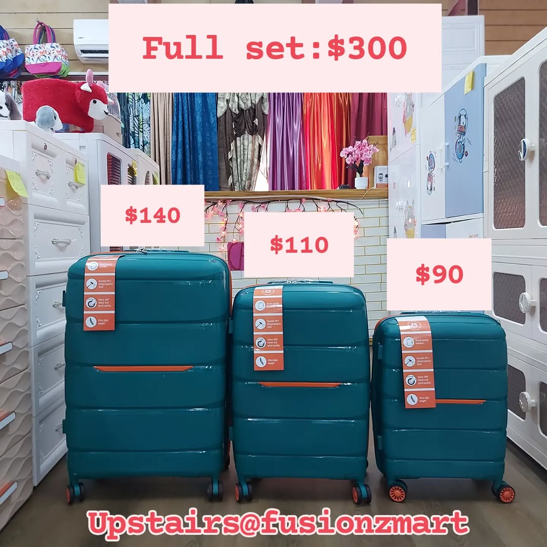 High Quality Hard Shell Suitcases – Individual & Full Set Pricing at Fusionz Mart