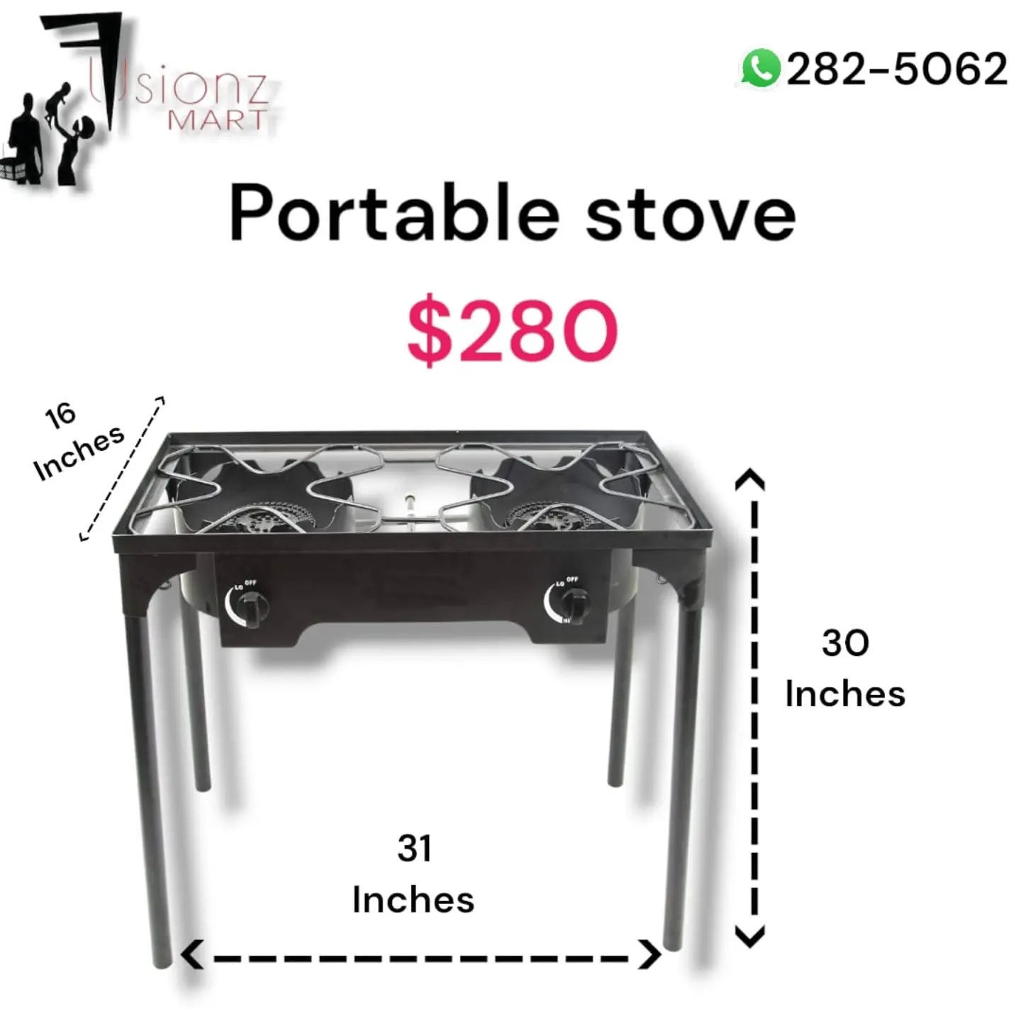 Gas Stoves Available at Fusionz Mart – From $120