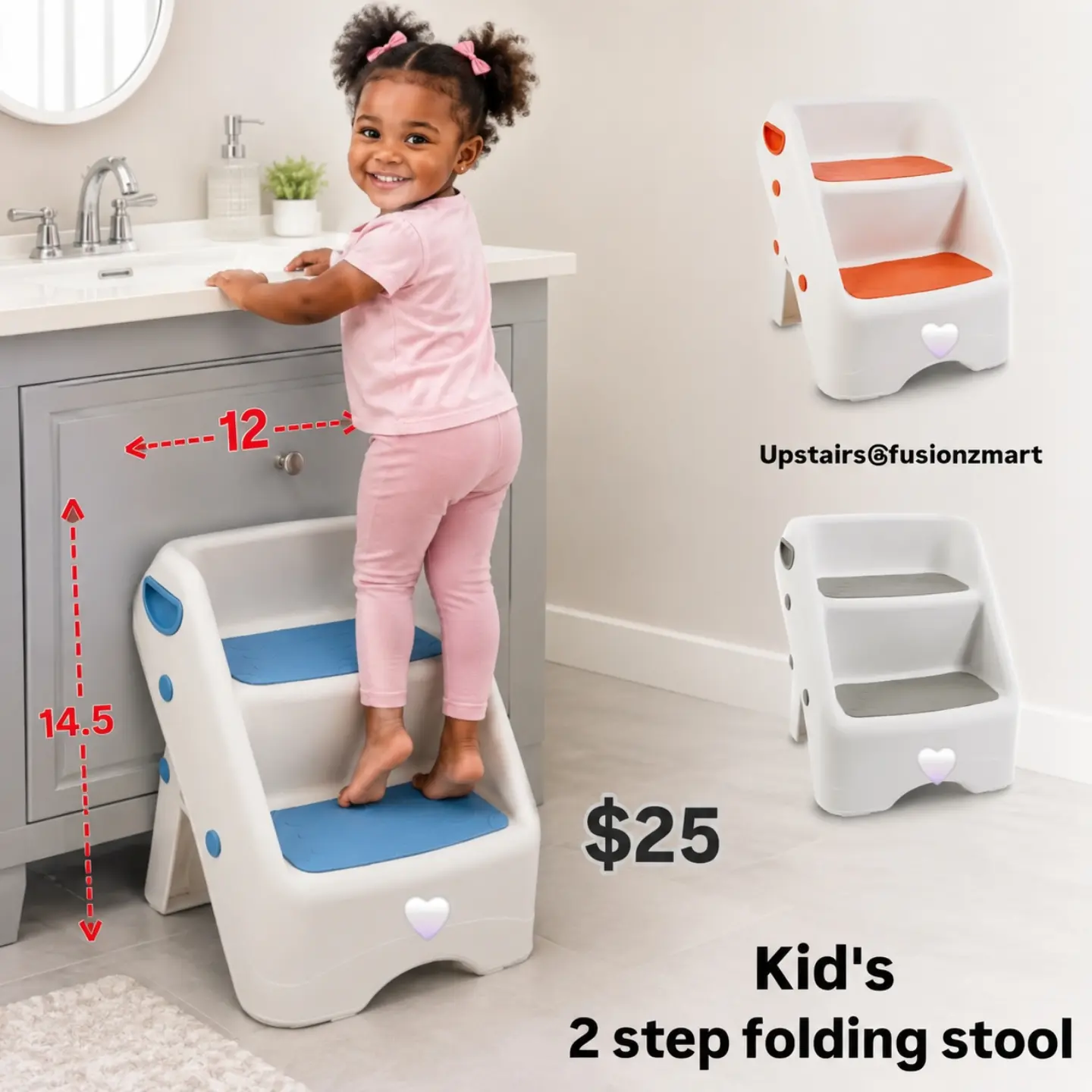 Kids Step Stools & Potty Trainer Ladder – From $15 at Fusionz Mart