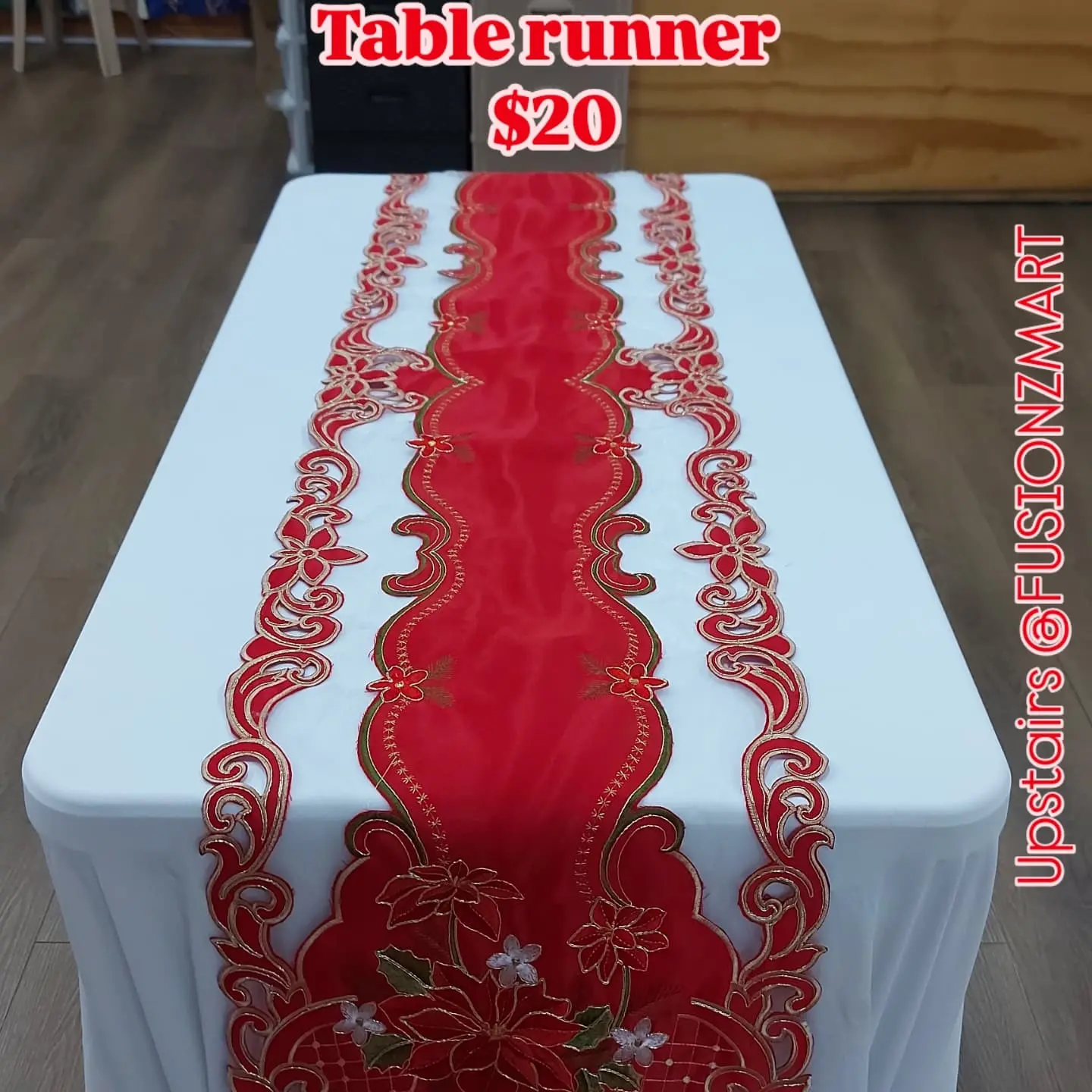 Tablecloths Available at Fusionz Mart – Plastic & Polyester Options from $10