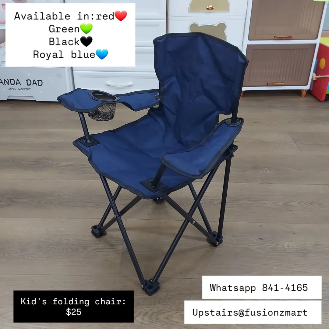 Kid's Folding Chairs – $25 Each at Fusionz Mart