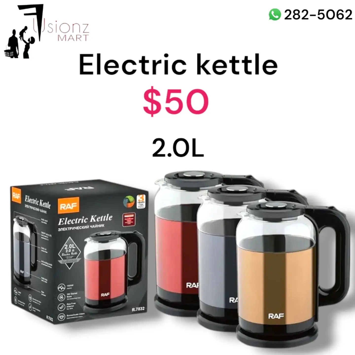 Refrigerators & Electric Kettles Available at Fusionz Mart – Prices from $45