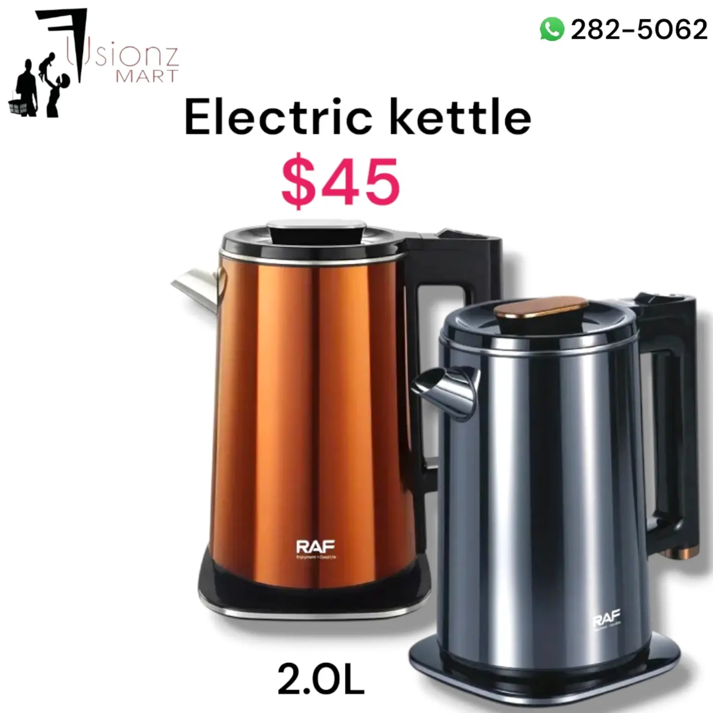 Refrigerators & Electric Kettles Available at Fusionz Mart – Prices from $45