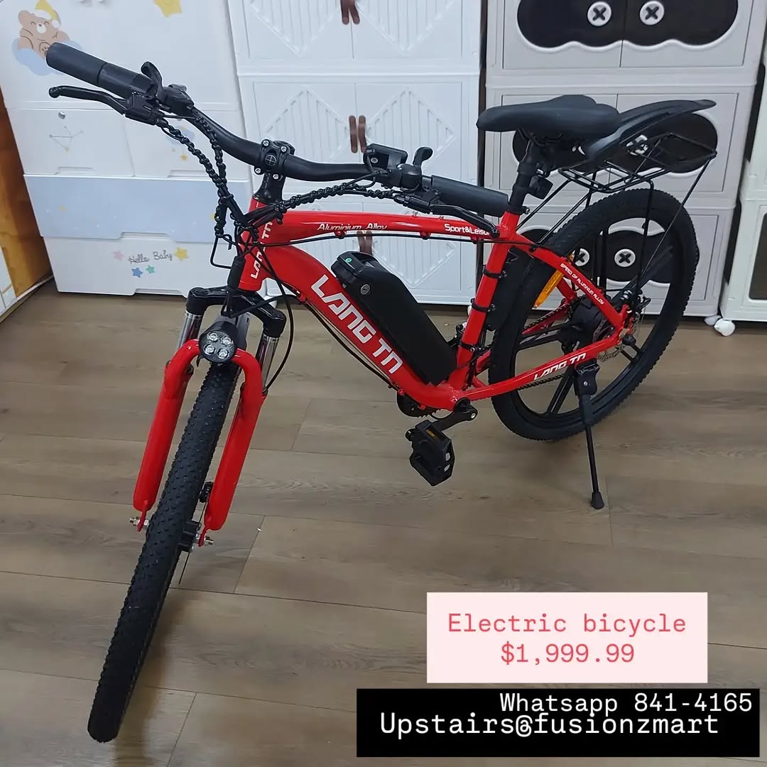 Electric Bikes & Cars Available at Fusionz Mart – $1,999.99