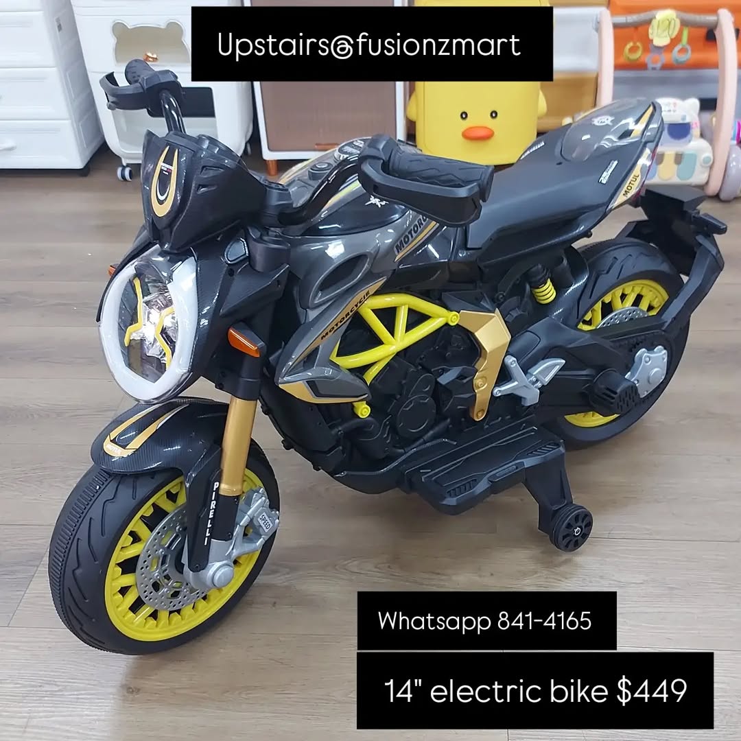 Electric Bikes & Cars Available at Fusionz Mart – $1,999.99