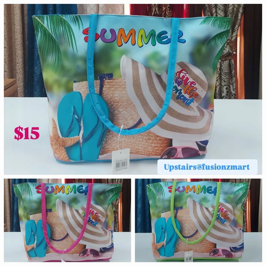 Beach Bags from $15 at Fusionz Mart
