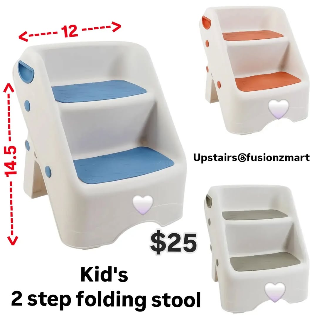 Kids' Step Stools & Folding Stools from $10 at Fusionz Mart