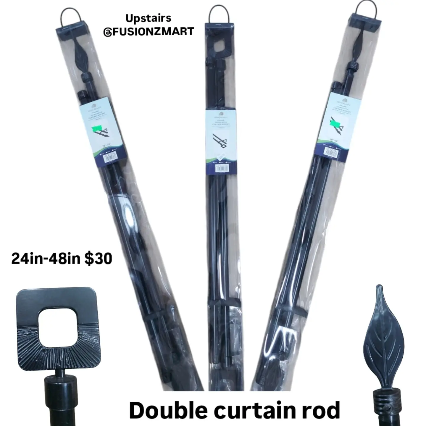 Curtain Rods & Curtains Available at Fusionz Mart – Prices from $0.15