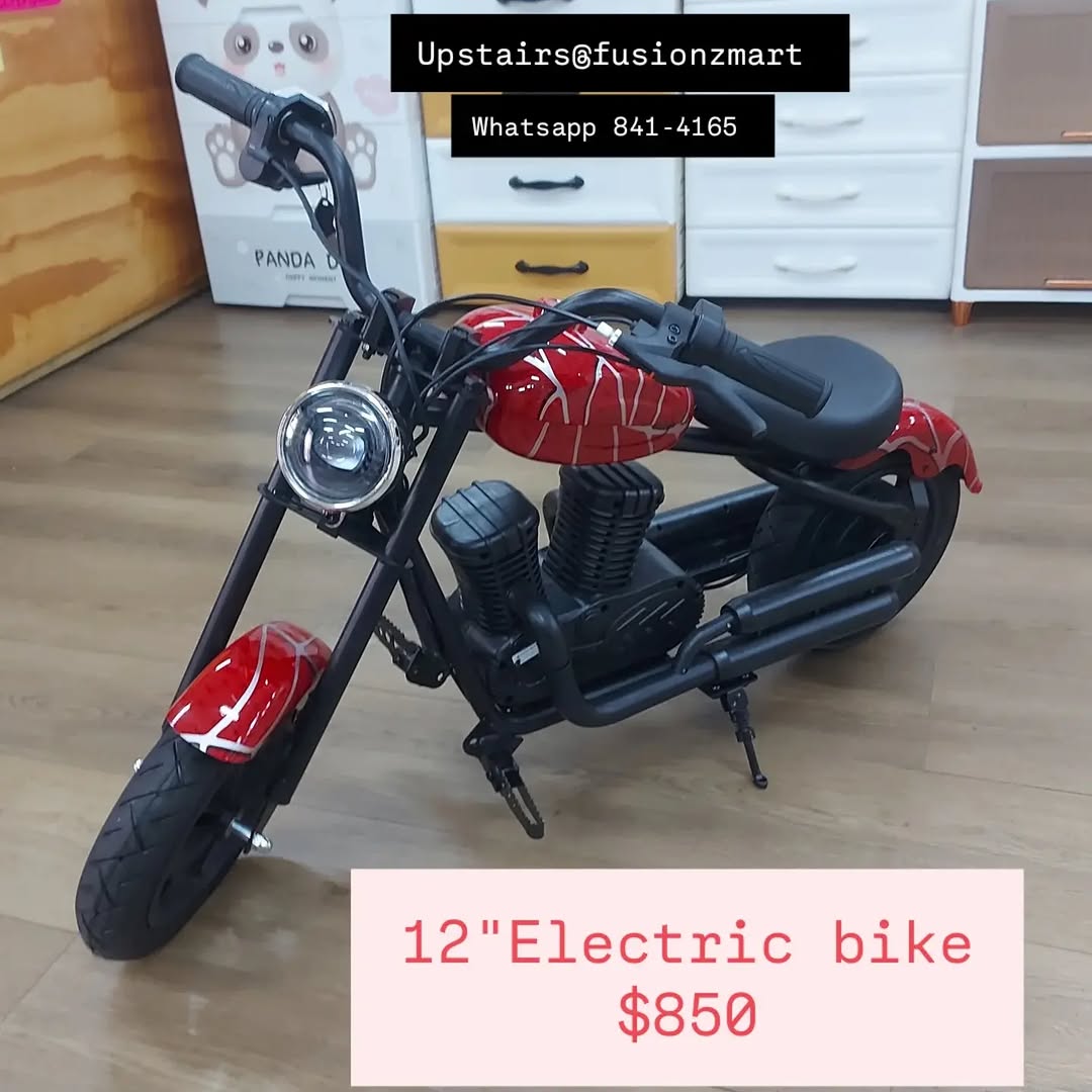 Kids Electric Bikes & Cars Available at Fusionz Mart