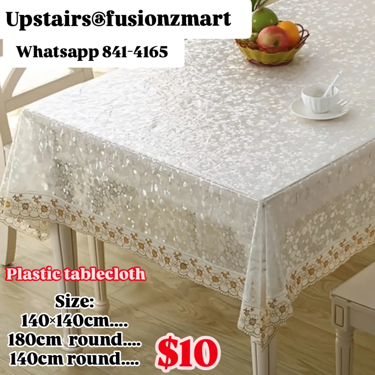 Tablecloths Available at Fusionz Mart – From $10
