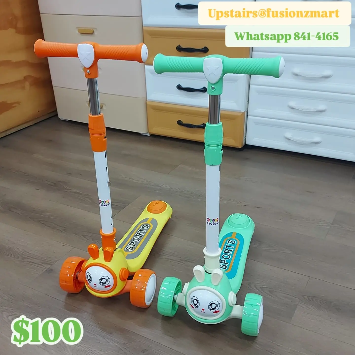 Kids' Scooters Available at Fusionz Mart – From $100