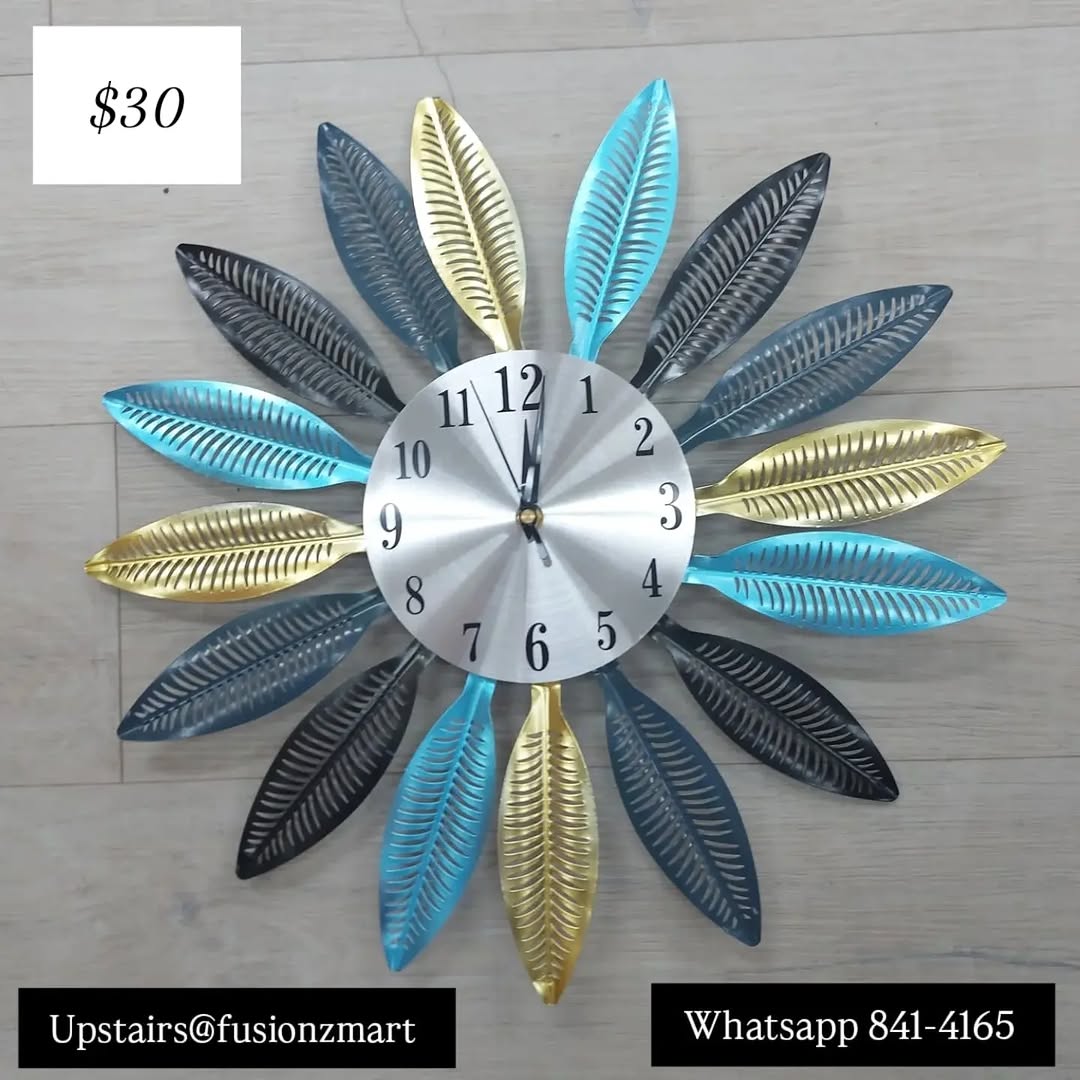 Wall Clocks Available from $20 – Fusionz Mart Upstairs
