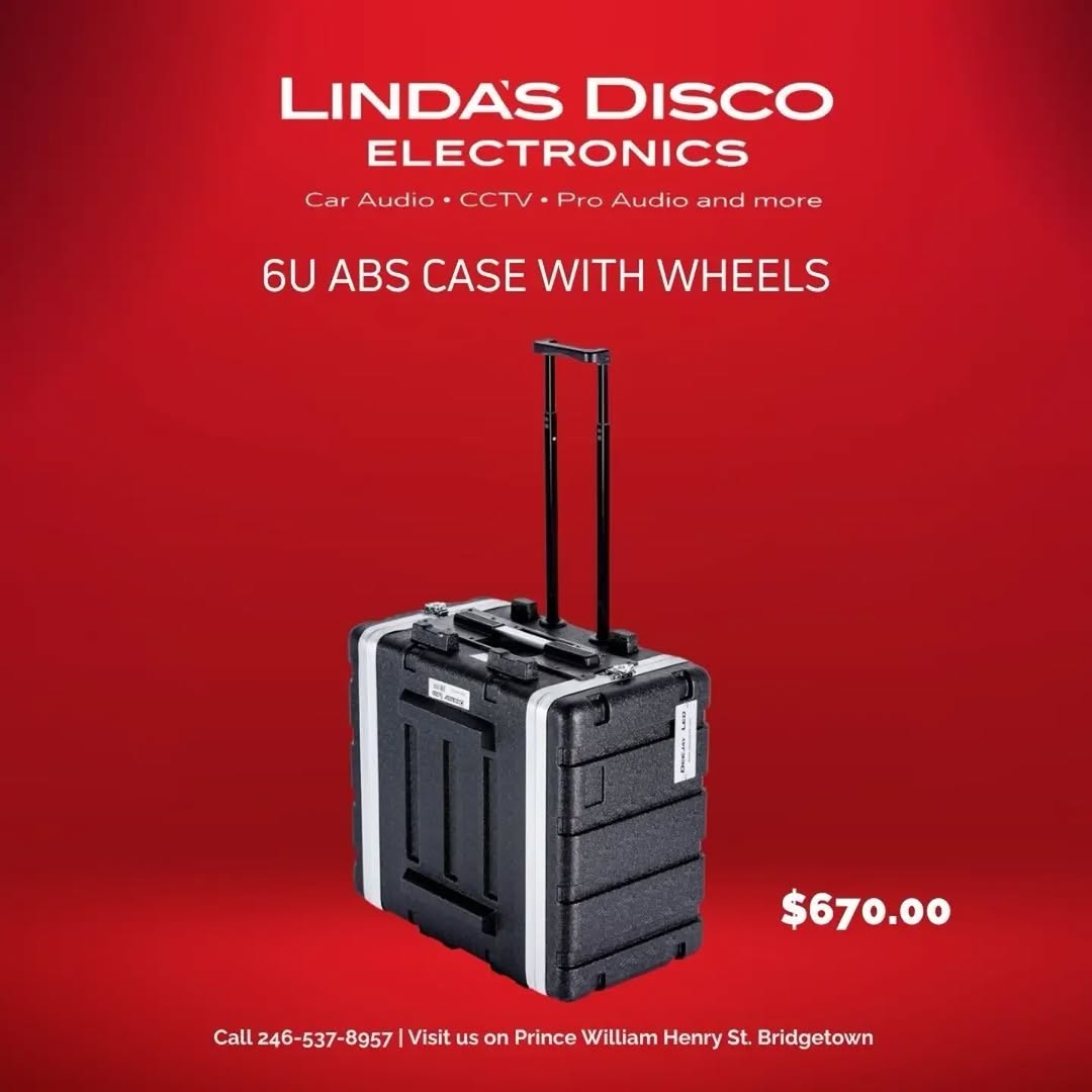 6U ABS Rack Case with Wheels – BBD $670.00 at Linda's Disco Electronics