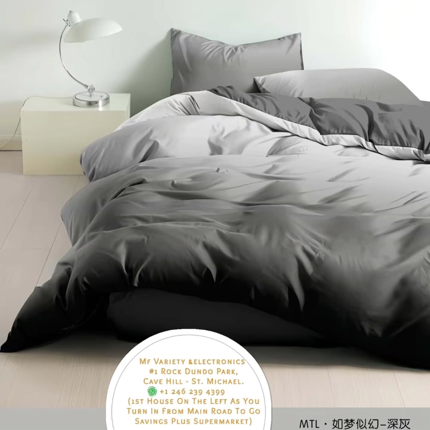 Ombre 2 Tone Colour Bedsheets – Twin from $44.99 at MF Variety & Electronics