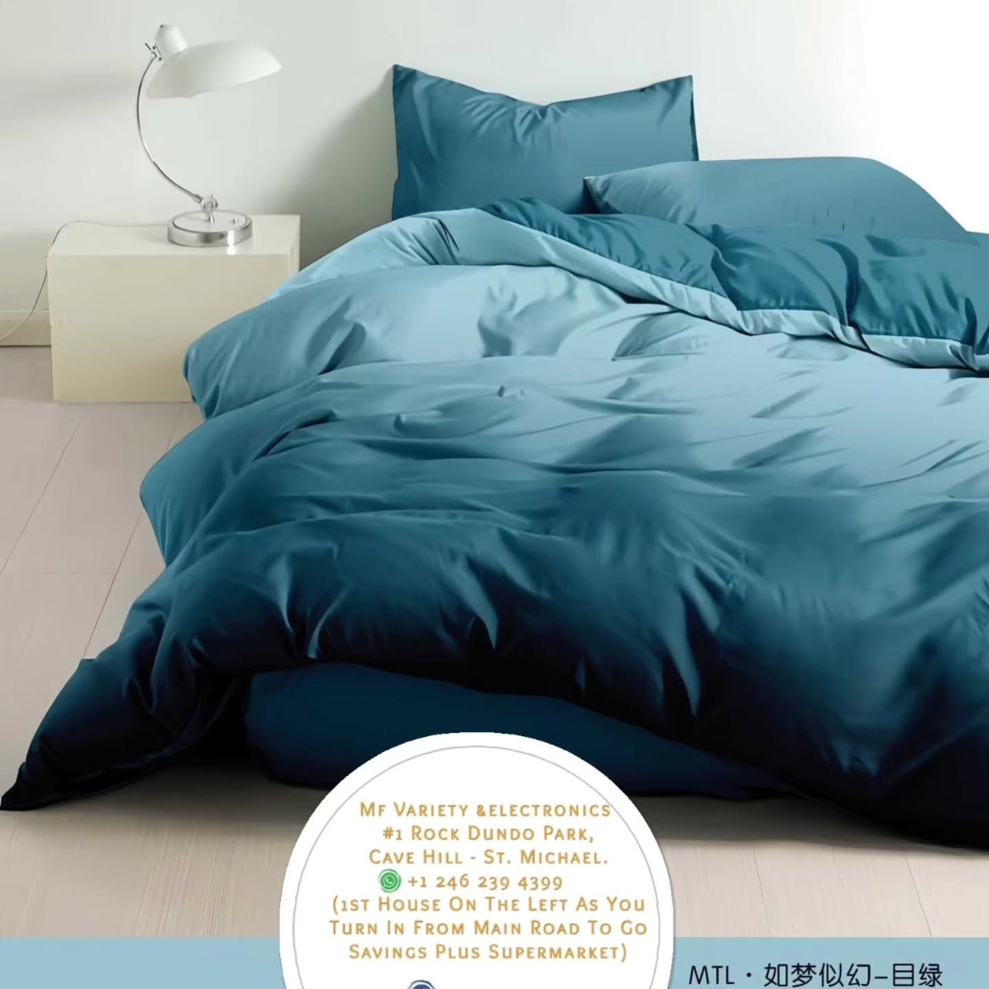 Ombre 2 Tone Colour Bedsheets – Twin from $44.99 at MF Variety & Electronics