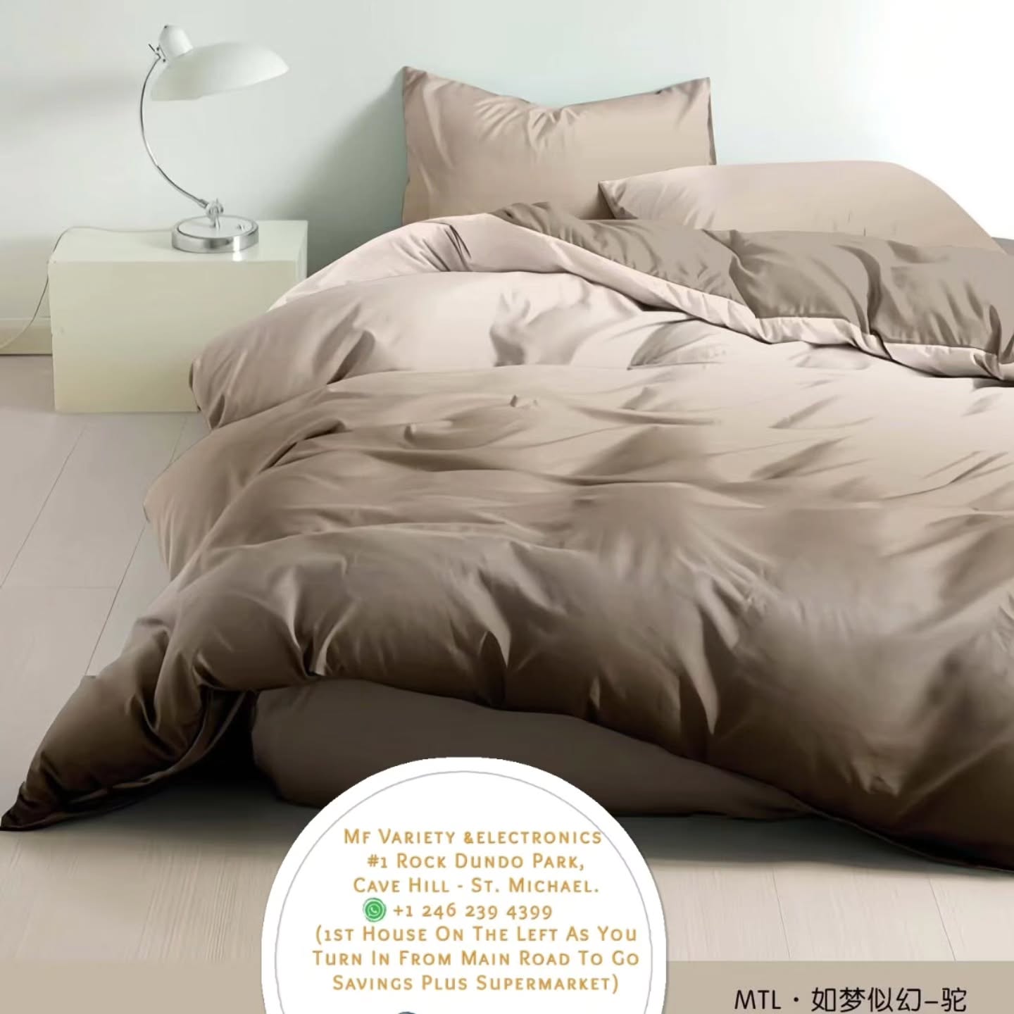 Ombre 2 Tone Colour Bedsheets – Twin from $44.99 at MF Variety & Electronics