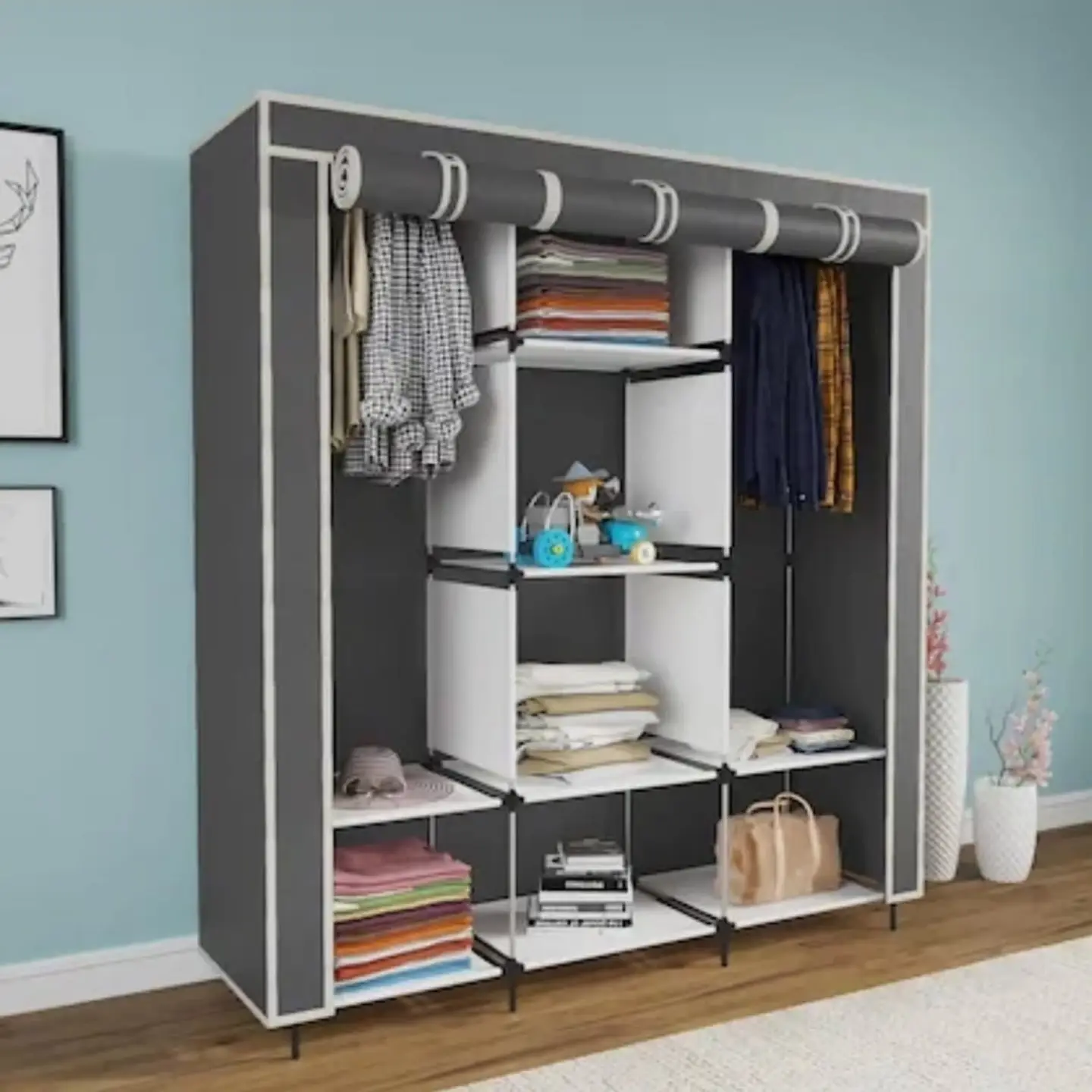 Fabric Storage Wardrobes – $105 | Available in 5 Colours