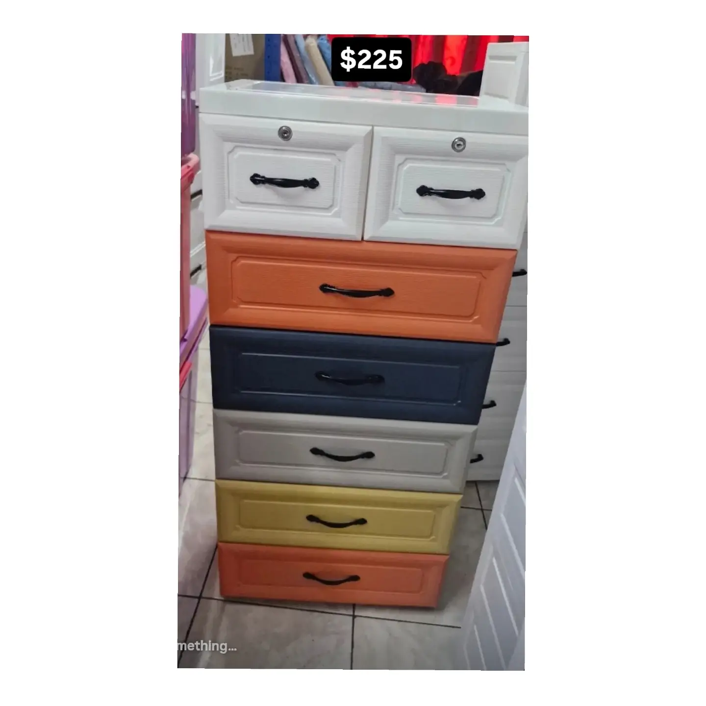 Plastic Drawer Units – $205 Each