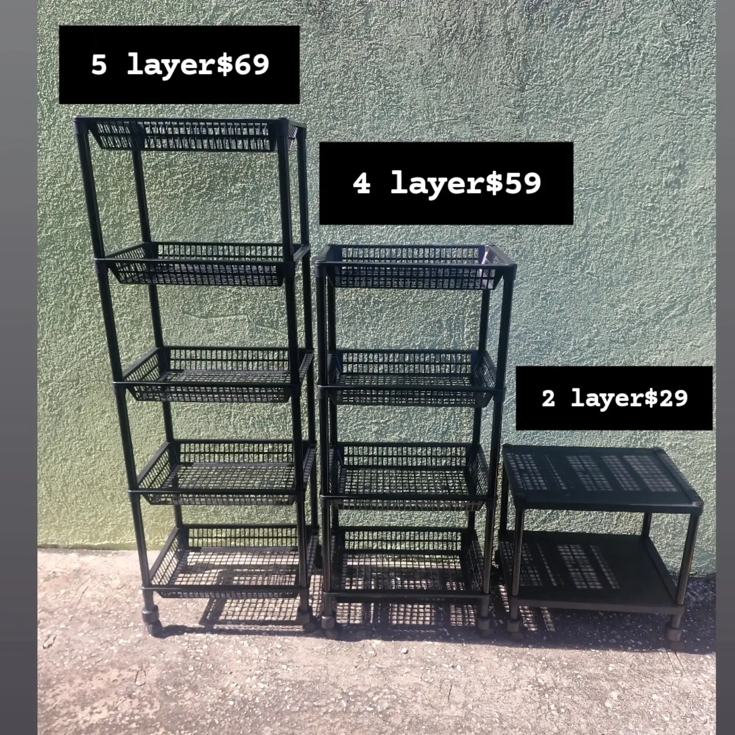 Multi-Layer Trolley Kitchen Shelves – From $29