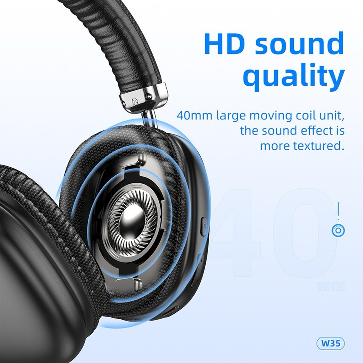 Black Elite Wireless Headphones – $60